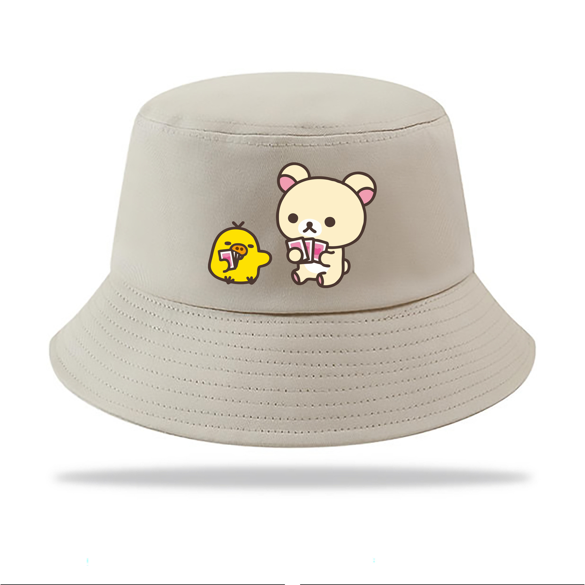 （画像用） リラックマ リラックマ キイロイトリ Rilakkuma Korilakkuma Kiiroitori アウトドア日除けバケットハット